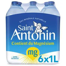 SAINT ANTONIN Eau Minérale Naturelle 6x1l