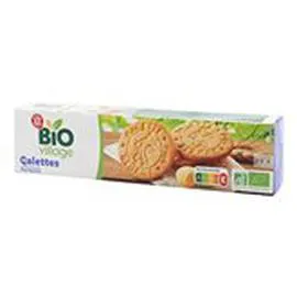 MARQUE REPÈRE, BIO VILLAGE Galettes pur beurre Bio 125g