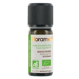 FLORAME Huile Essentielle de Menthe Poivrée Bio 10ml