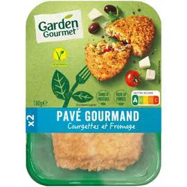 GARDEN GOURMET Pavé Gourmand Végétal Courgette Fromage 180g
