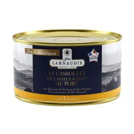 JEAN LARNAUDIE Cassoulet de Castelnaudary au porc les authentiques 1,35kg
