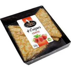 CRÊPERIE COLAS Crêpes fraise 4x62g
