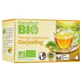 CARREFOUR BIO Thé noir bio Darjeeling 20x1,6g