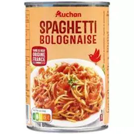 AUCHAN Spaghetti bolognaise 400g