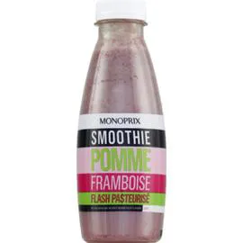 MONOPRIX Smoothie pomme framboise 500ml