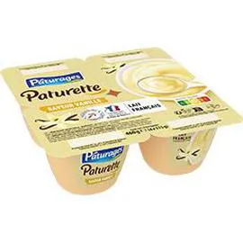PÂTURAGES Paturette Crème dessert saveur vanille 4x115g