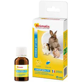 ANIMALIS Mélange de Vitamines Sirop Vitalité pour Rongeur 15ml