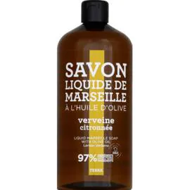 COMPAGNIE PROVENCE Terra Savon Liquide de Marseille Verveine Citronnée 1l