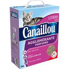 CANAILLOU Litière pour chat agglomérante parfumée 4kg