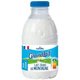 CANDIA, GRANDLAIT Lait Frais Demi-Ecreme de Montagne 50cl