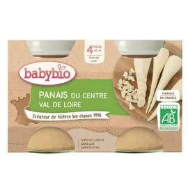 BABYBIO Petit pot bébé bio dès 4 mois panais 2x130g