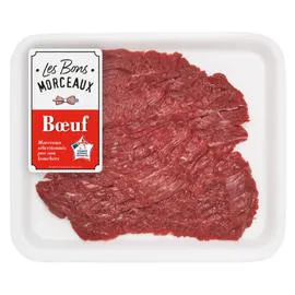 LES BONS MORCEAUX Viande Bovine: Bavette d'Aloyau à griller 2x140g