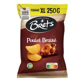 BRETS Chips poulet braisé 250g