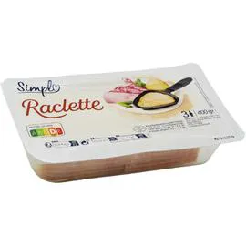 CARREFOUR SIMPL Fromage à raclette 400g