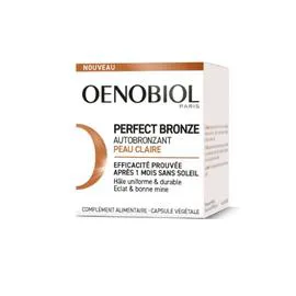 OENOBIOL Complément Alimentaire Bronzage Autobronzant Peau Claire Perfect Bronze x30