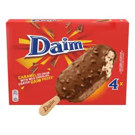 DAIM Glace bâtonnet caramel 258g