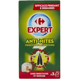 CARREFOUR EXPERT Pièges à mites alimentaires x3