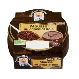 GRANDEUR NATURE Mousse Au Chocolat Noir Bio 100g