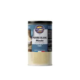 SAINTE LUCIE Poivre blanc moulu 100g