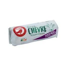 AUCHAN Bûche de chèvre fondante 400g