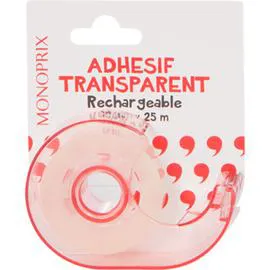 MONOPRIX MAISON Adhésif Transparent 19 Mm X 25 Mm l'unité