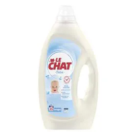 LE CHAT Lessive Liquide Spécial Bébé 35 Lavages 1,575l