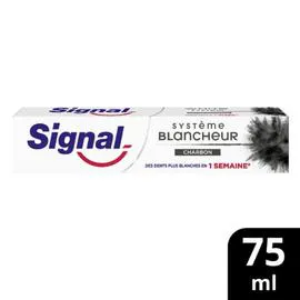SIGNAL Dentifrice Système Blancheur Charbon 75ml