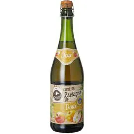 CARREFOUR ORIGINAL Cidre Bretagne IGP doux 75cl