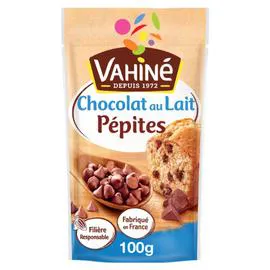 VAHINÉ Pépites chocolat au lait 100g
