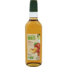 CARREFOUR BIO Sirop bio de pêche 50cl