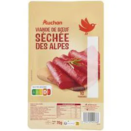 AUCHAN Viande de boeuf séchée 70g