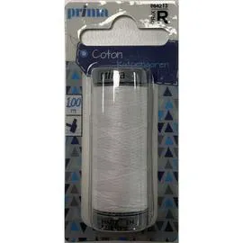 LA BROSSE ET DUPONT, PRIMA Fil Coton Epais Blanc 100m l'unité
