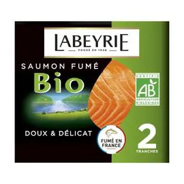LABEYRIE Saumon fumé bio 65g