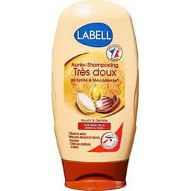 LABELL Après-shampooing très doux karité & macadamia, cheveux secs 200ml