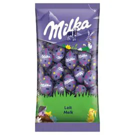MILKA Petits oeufs chocolat au lait du pays Alpin 500g
