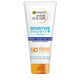 GARNIER, AMBRE SOLAIRE Lait Solaire Anti-Age Sensitive Expert + FPS50 100ml