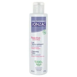 EAU THERMALE JONZAC Reactive control lait dermo- nettoyant bio 200ml