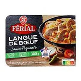 MARQUE REPÈRE, FÉRIAL Langue de boeuf 300g