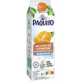 PAQUITO 100% pur jus clémentine sans pulpe 1l