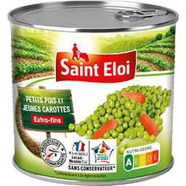 SAINT ELOI Petits pois et jeunes carottes extra-fins 265g
