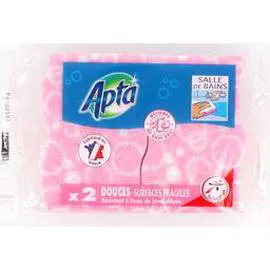 APTA Eponges douces surfaces fragiles x2