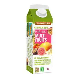 ÉTHIQUABLE Jus 100% pur jus multifruits Bio 75cl