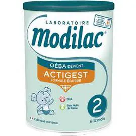 MODILAC Lait poudre - Epaissi Bébé, 6 mois à 1 na 800g