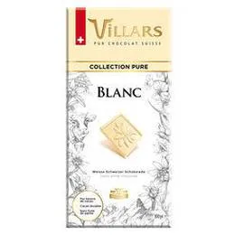 VILLARS Tablette chocolat Blanc 100g
