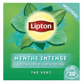 LIPTON Thé vert menthe intense x20 32g