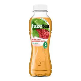 FUZE TEA Boisson au thé glacé saveur framboise menthe Sans Sucres 400ml