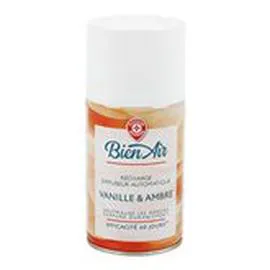 MARQUE REPÈRE, BIEN AIR Recharge spray Vanille ambré automatique 250ml