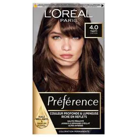 L'ORÉAL PARIS, PRÉFÉRENCE Coloration Cheveux Permanente 4.0 Tahiti Châtain l'unité