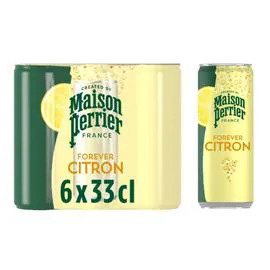 MAISON PERRIER FOREVER Boisson Gazeuse aromatisée Citron 6x33cl