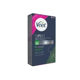VEET Bande De Cire Froide Corps Et Jambes Peaux Sèches Expert x40